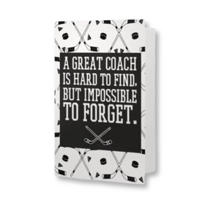 Ice Hockey Coach Card