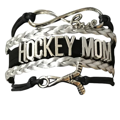 Ice Hockey Mom Bracelet - Pick Colors
