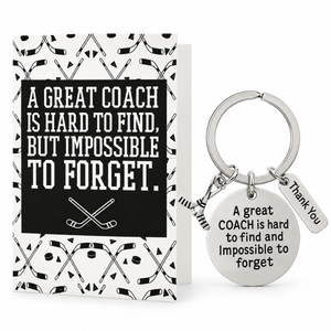 Ice Hockey Coach Card & Keychain
