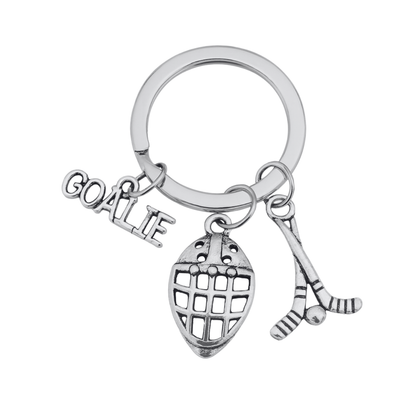Ice Hockey Goalie Keychain - Pick Charm