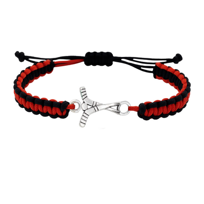 Ice Hockey Multi Colored Rope Bracelet - Pick Colors