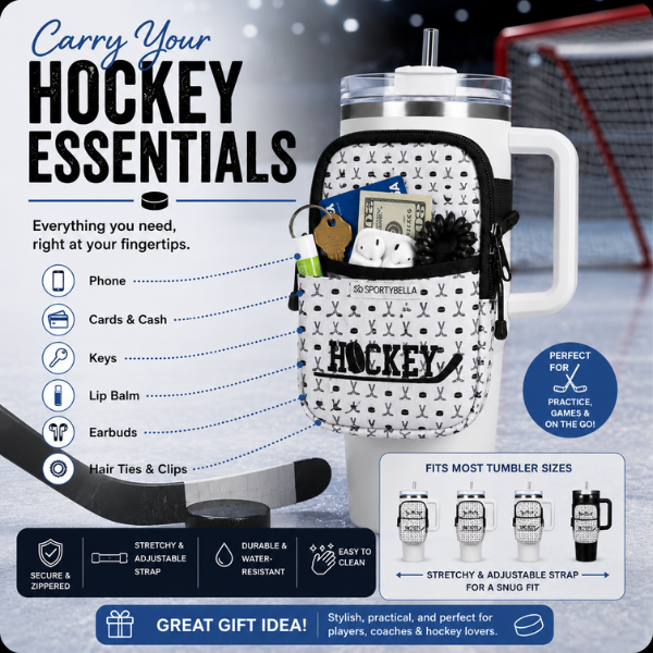 Ice Hockey Water Bottle Pouch