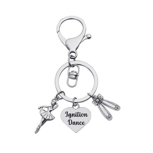Ignition Dance Zipper Pull Keychain