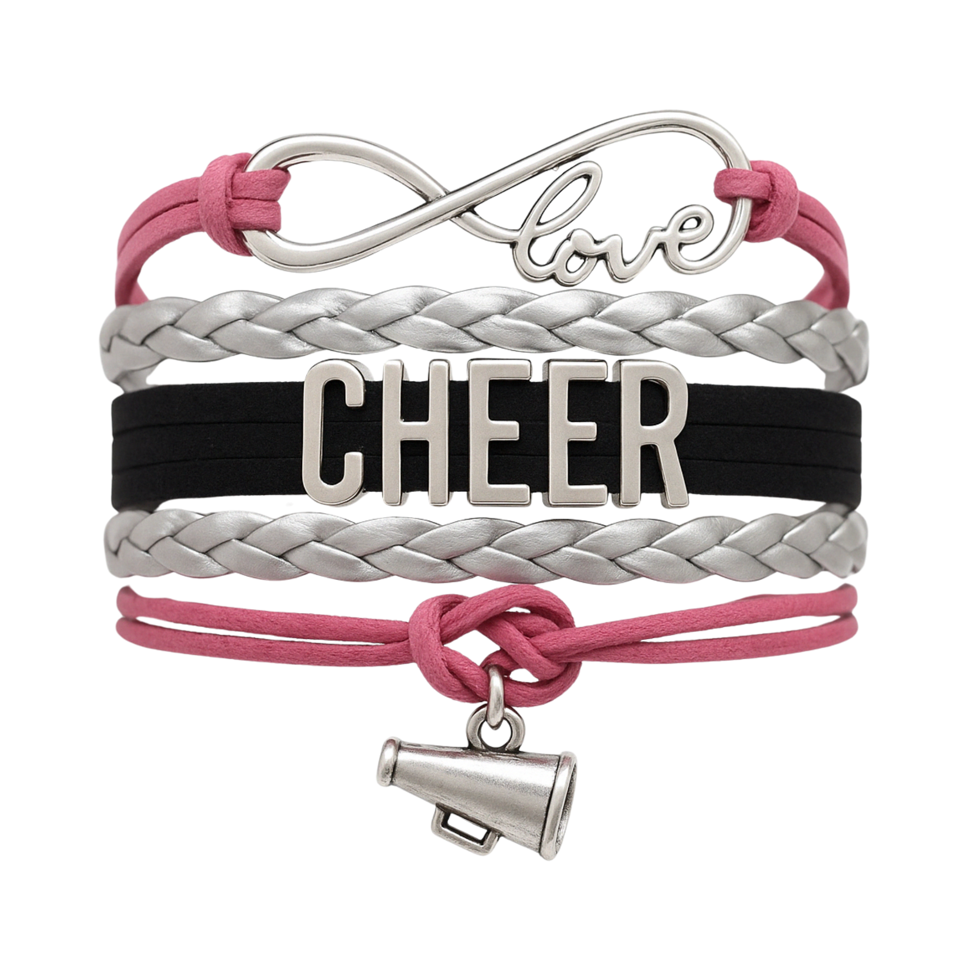 Cheer Charm Bracelet - 22 Team Colors Available