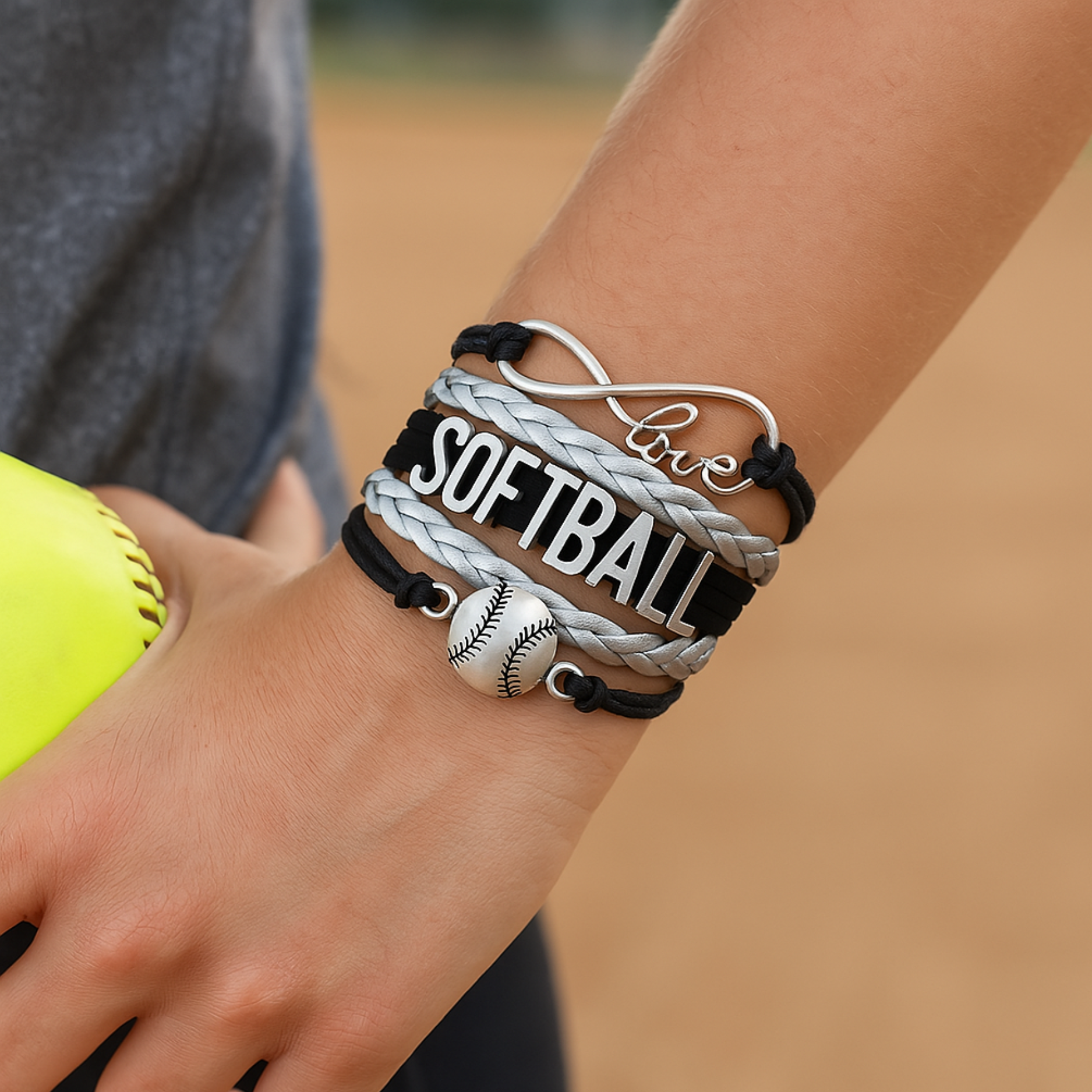 Girls Softball Bracelet - 21 Team Colors