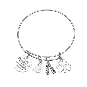 Irish Dance Teacher Charm Bangle Bracelet