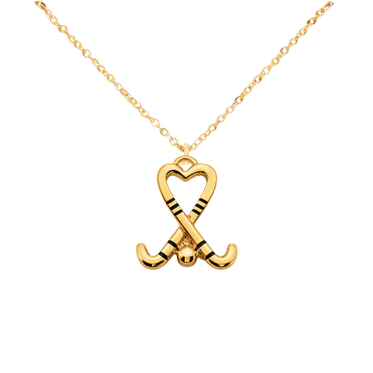 Play With Heart Field Hockey Necklace