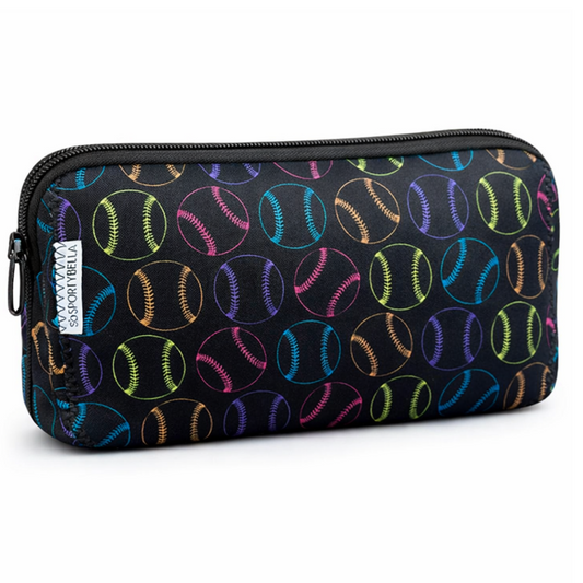 Softball Cosmetic Bag