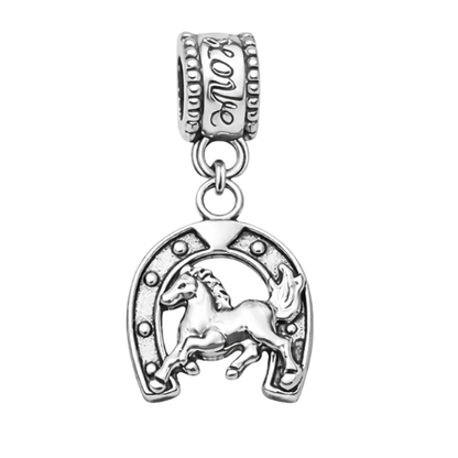 Horseshoe Charm Bead