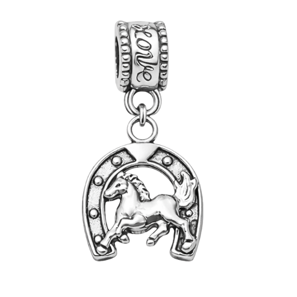 Horseshoe Charm Bead