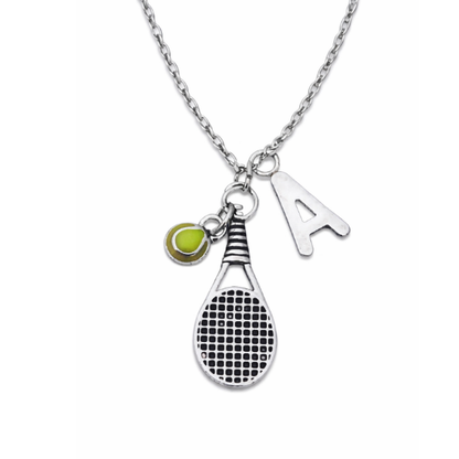 Personalized Tennis Charm Necklace