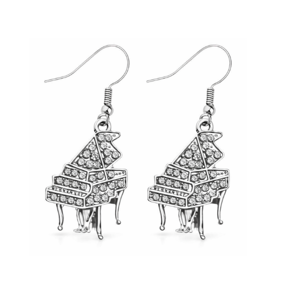 Piano CZ Earrings