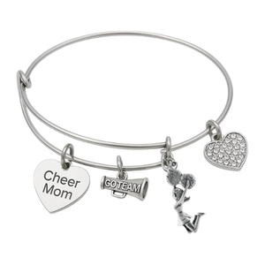 Cheer Mom Bangle Bracelet