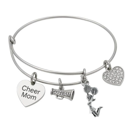 Cheer Mom Bangle Bracelet