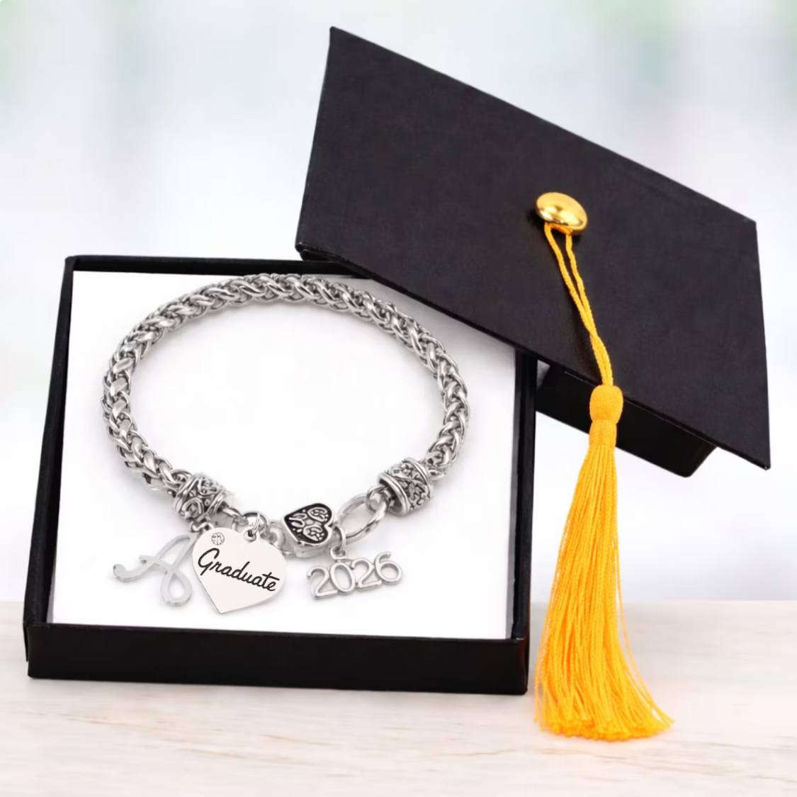 Personalized Graduation Bracelet 2026