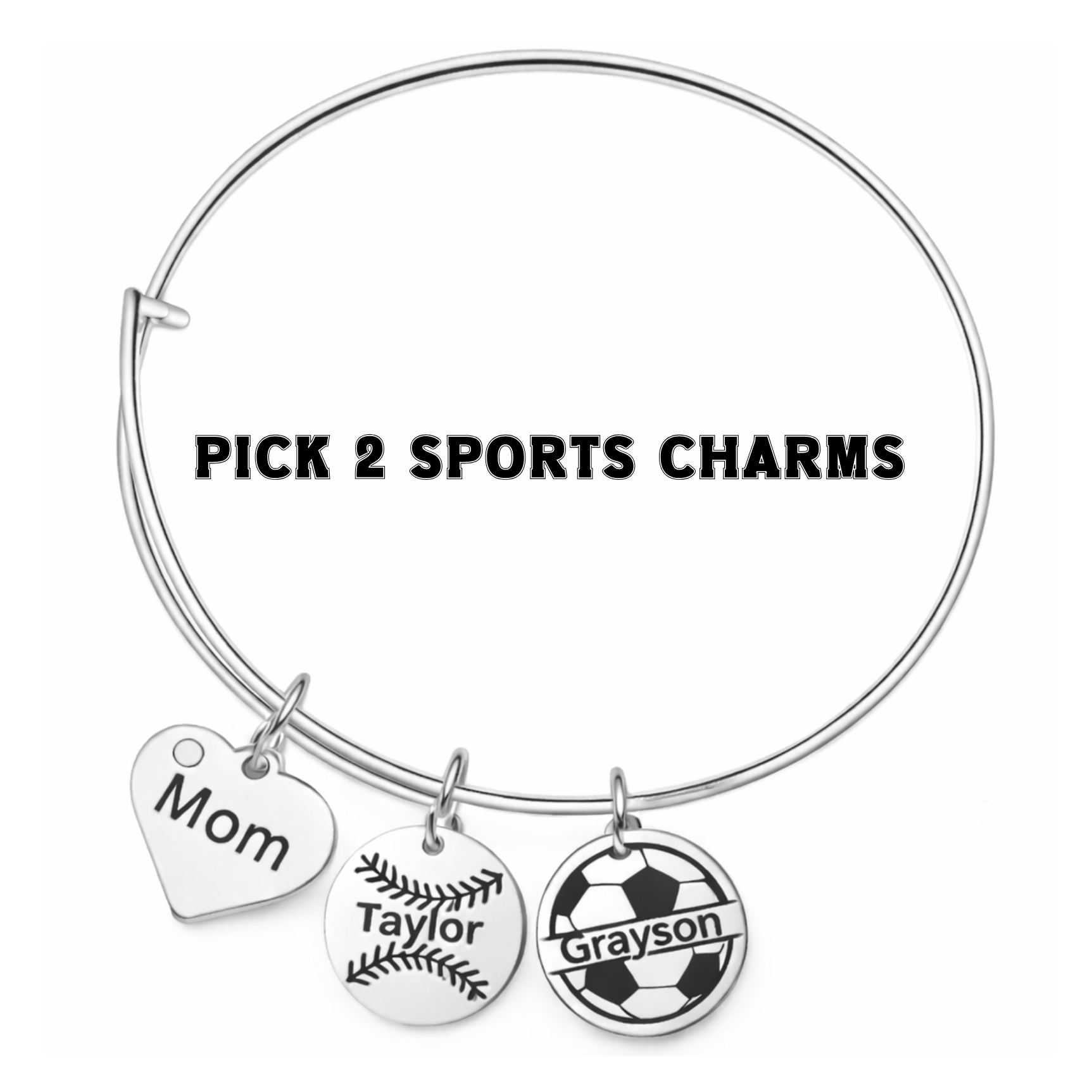 Personalized Mom Sports Bracelet