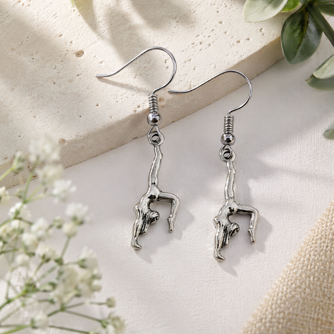 Girls Backbend Gymnastics Earrings