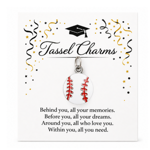 Baseball Tassel Charm