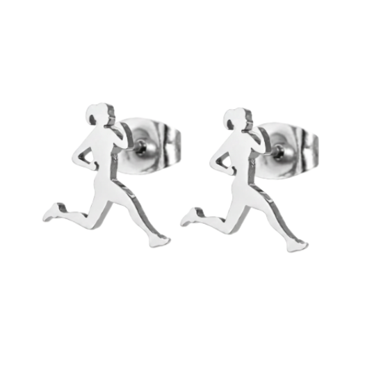 Runner Stainless Steel Earrings