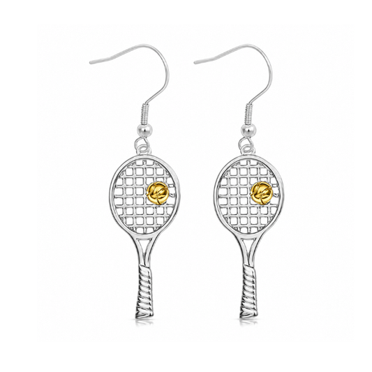Tennis Two Tone Earrings