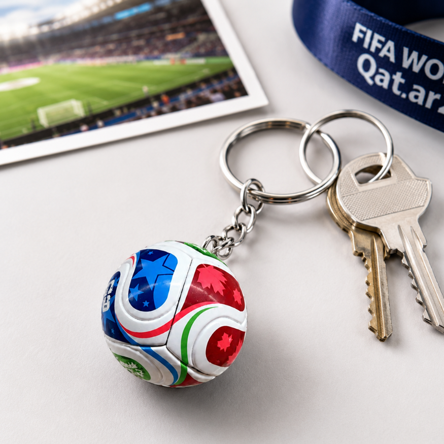 World Cup Soccer Keychain