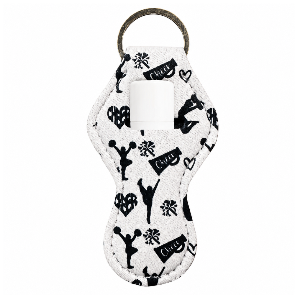 Cheer Chapstick Holder Keychain