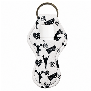 Cheer Chapstick Holder Keychain