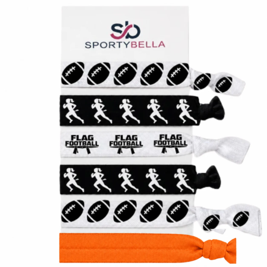 Flag Football Hair Ties- Pick Color