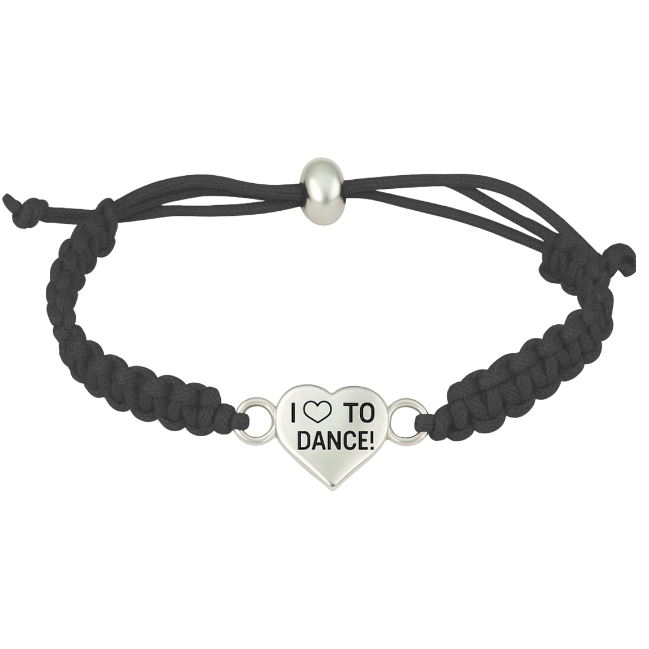 Love to Dance Heart Rope Bracelet