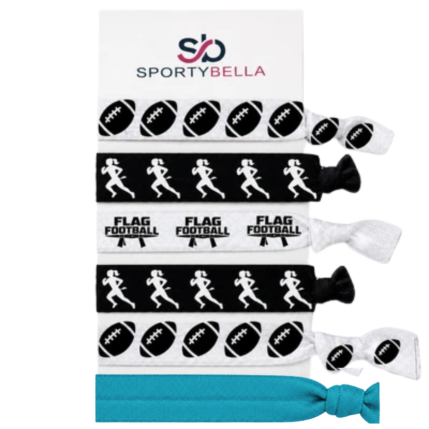 Flag Football Hair Ties- Pick Color