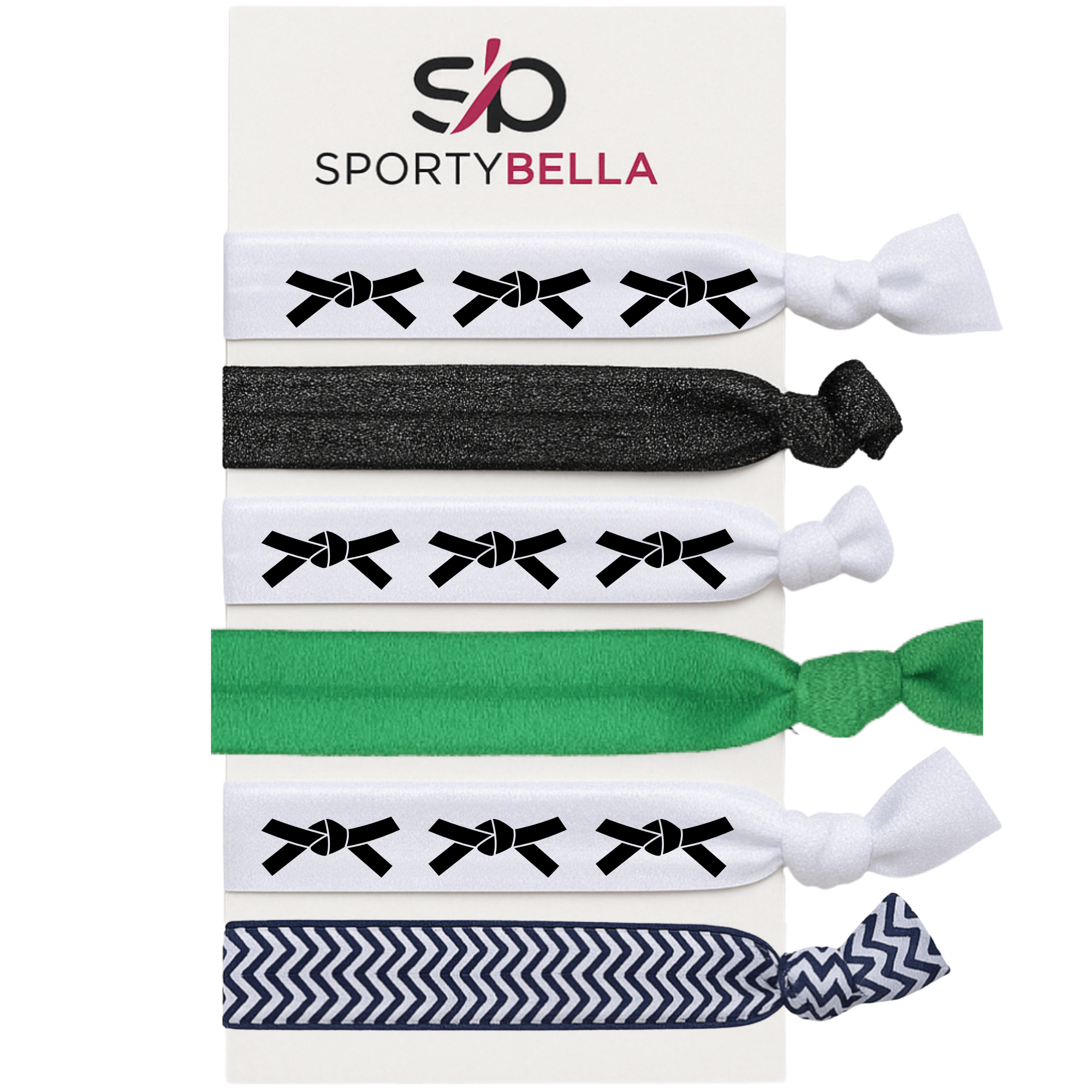 Martial Arts Belt Hair Ties