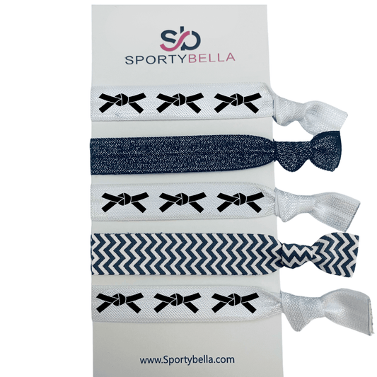 Martial Arts Belt Hair Ties