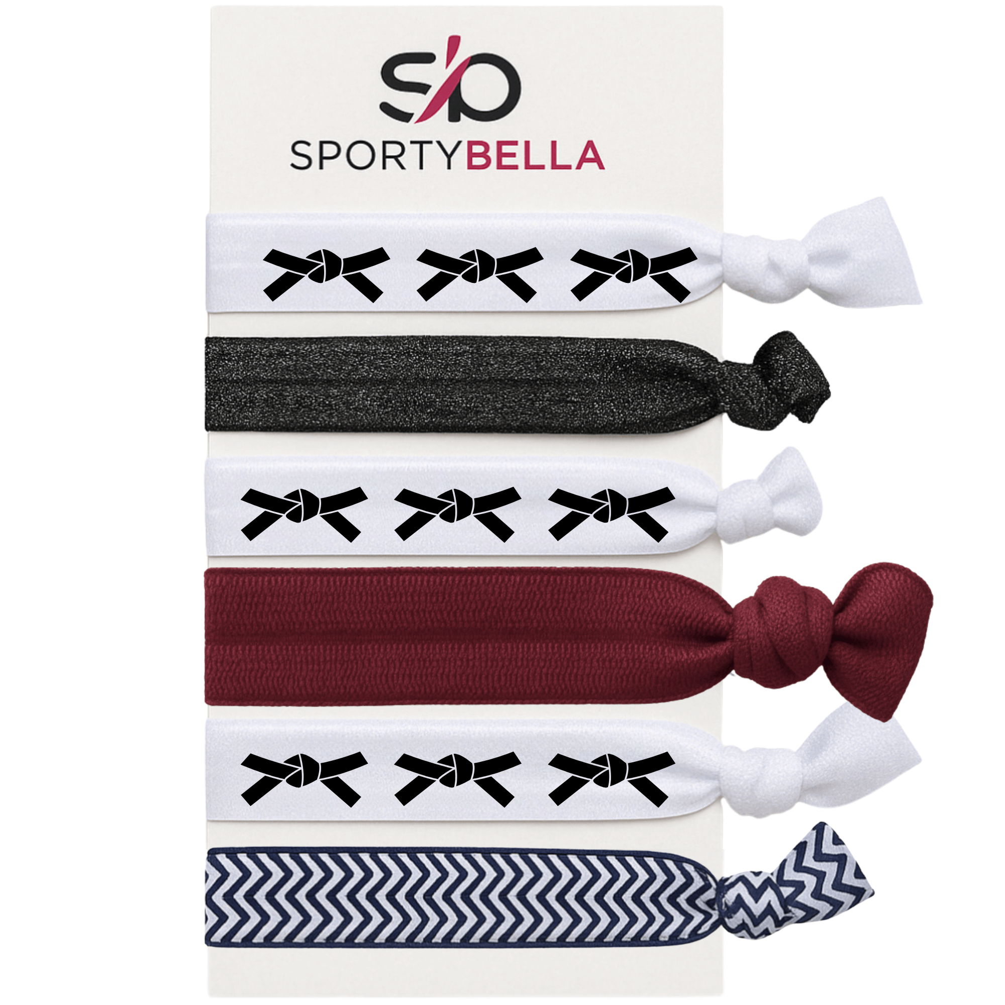 Martial Arts Belt Hair Ties