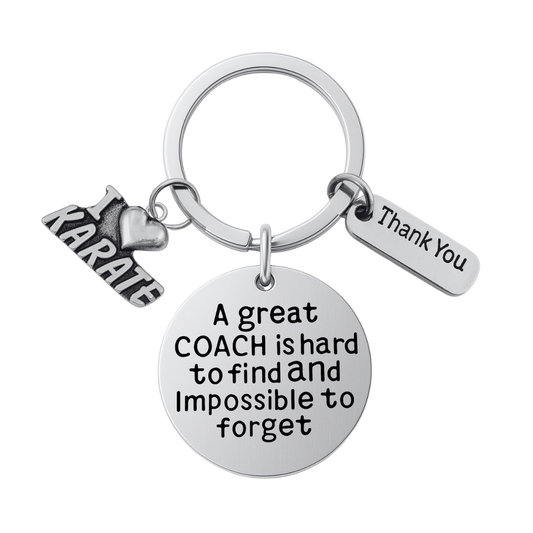 Karate Great Coach is Hard to Find Keychain