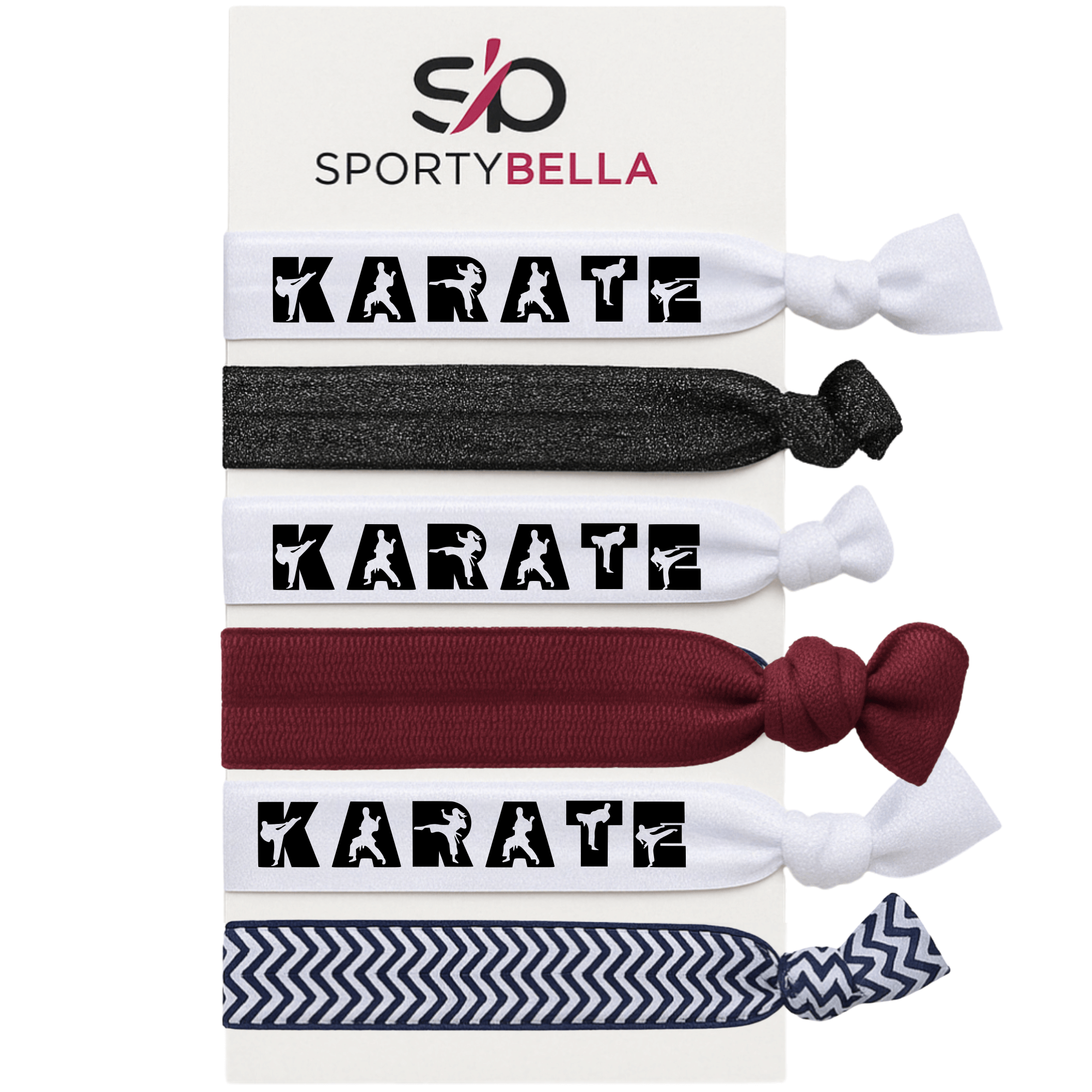Martial Arts Belt Hair Ties