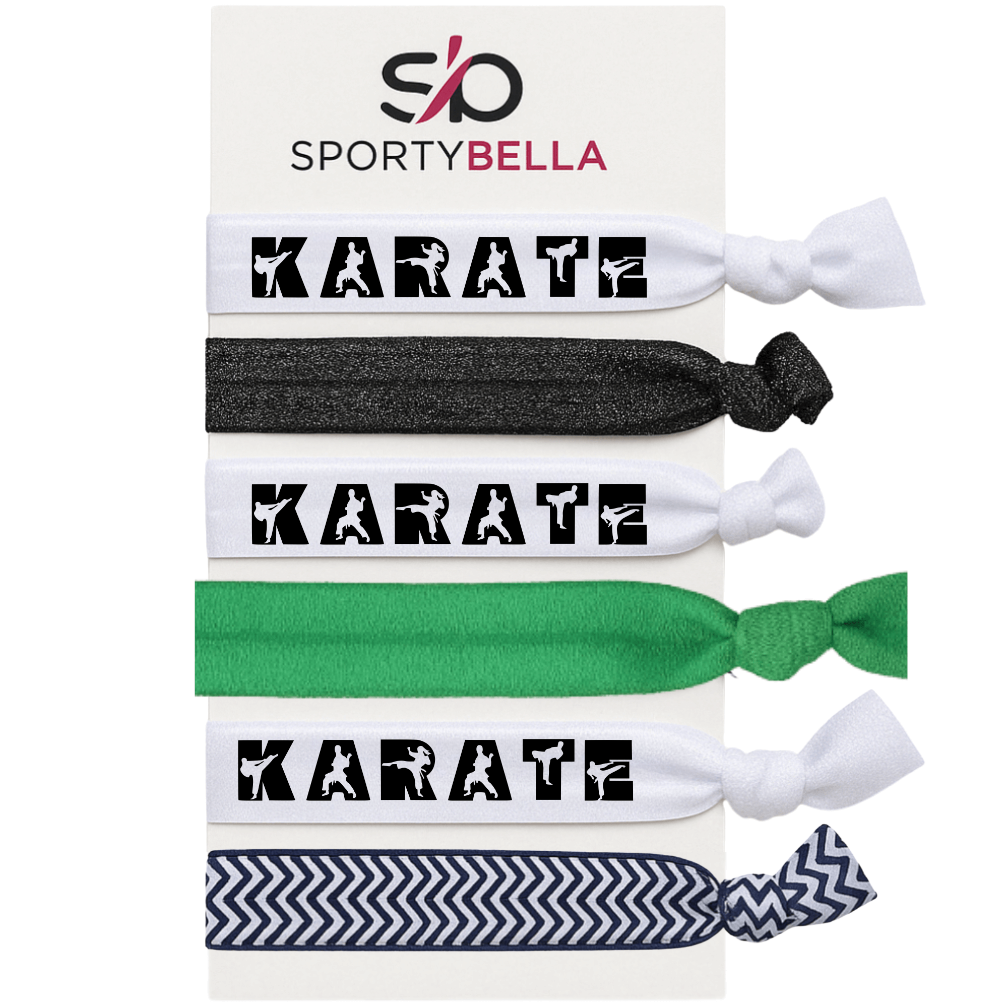 Martial Arts Belt Hair Ties
