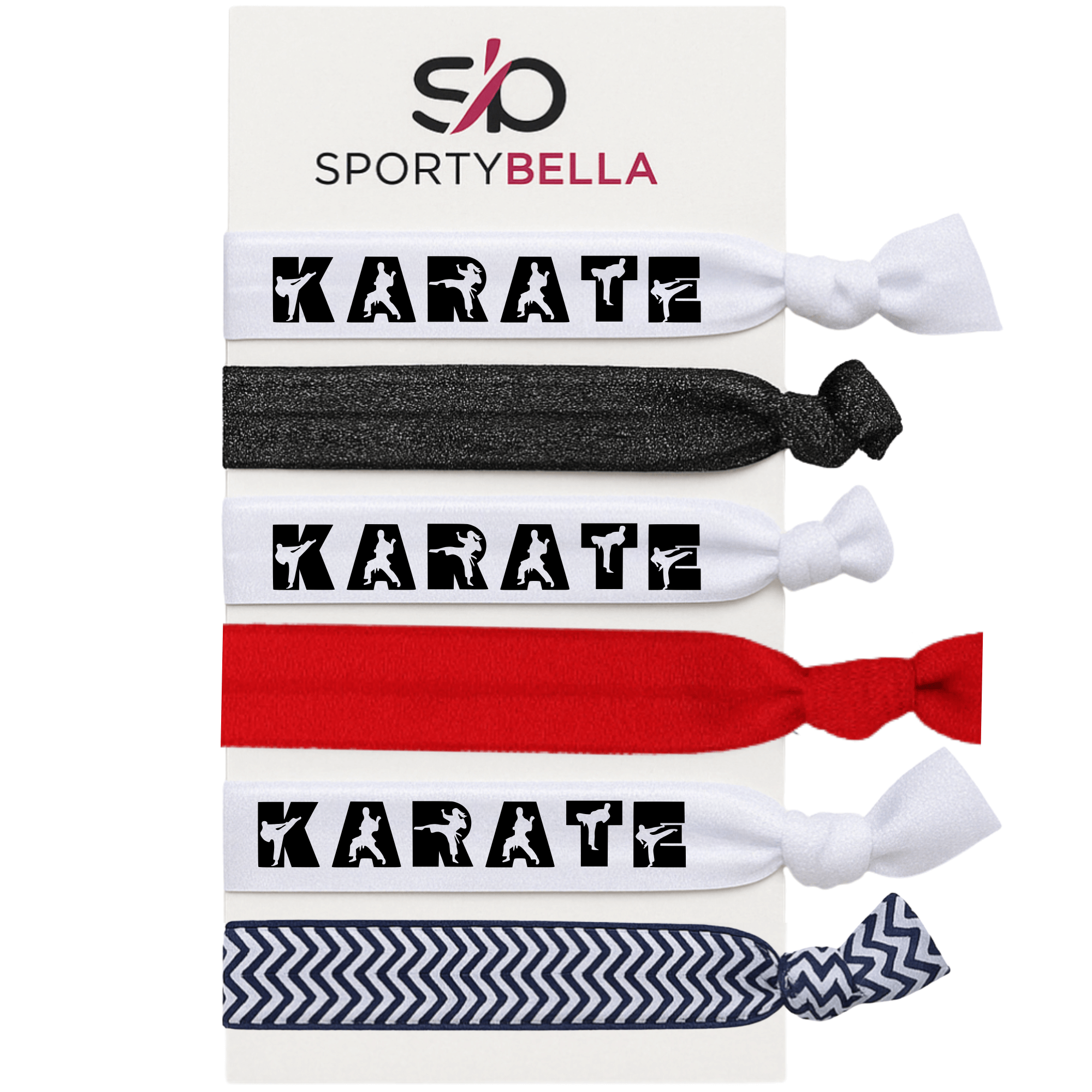 Martial Arts Belt Hair Ties
