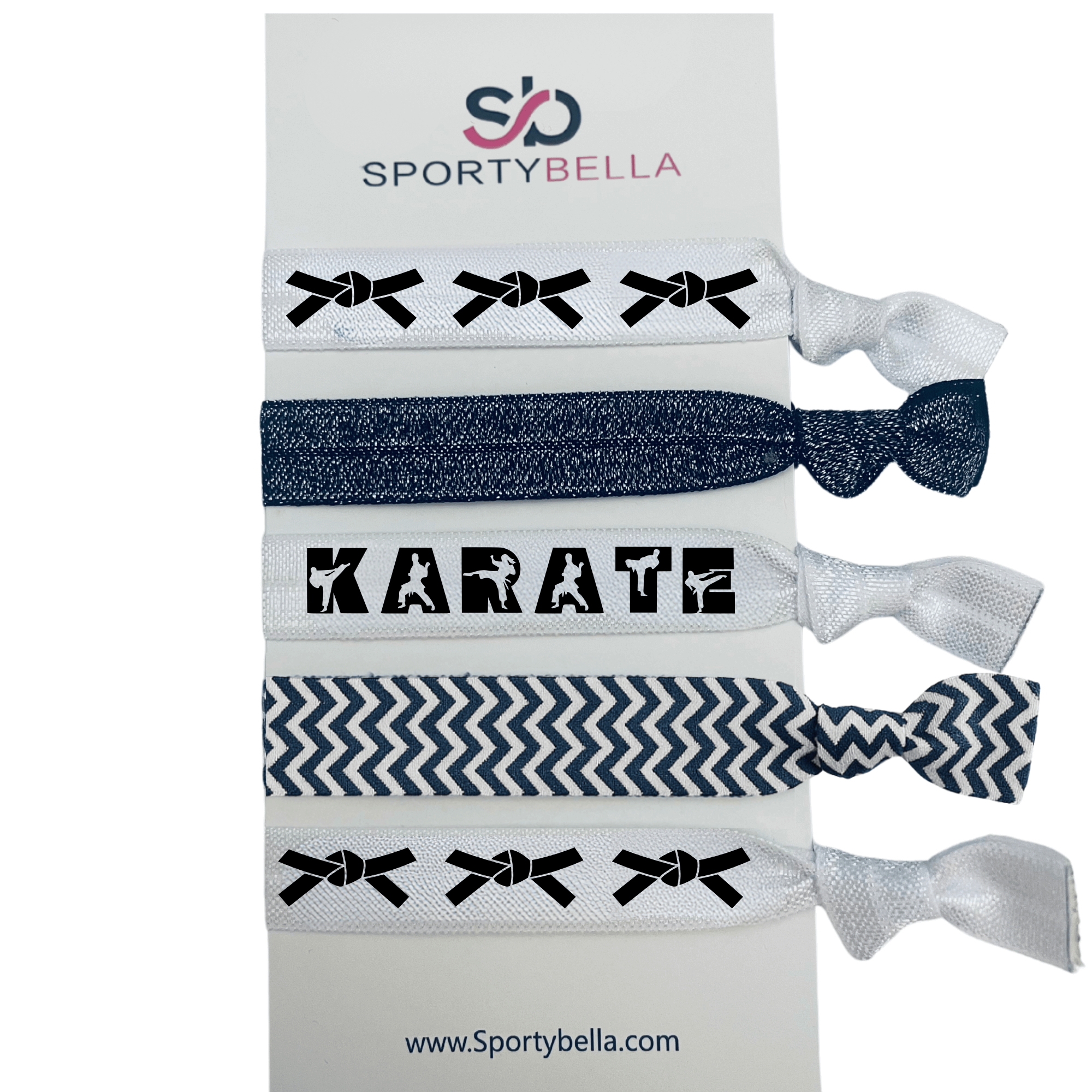 Martial Arts Belt Hair Ties