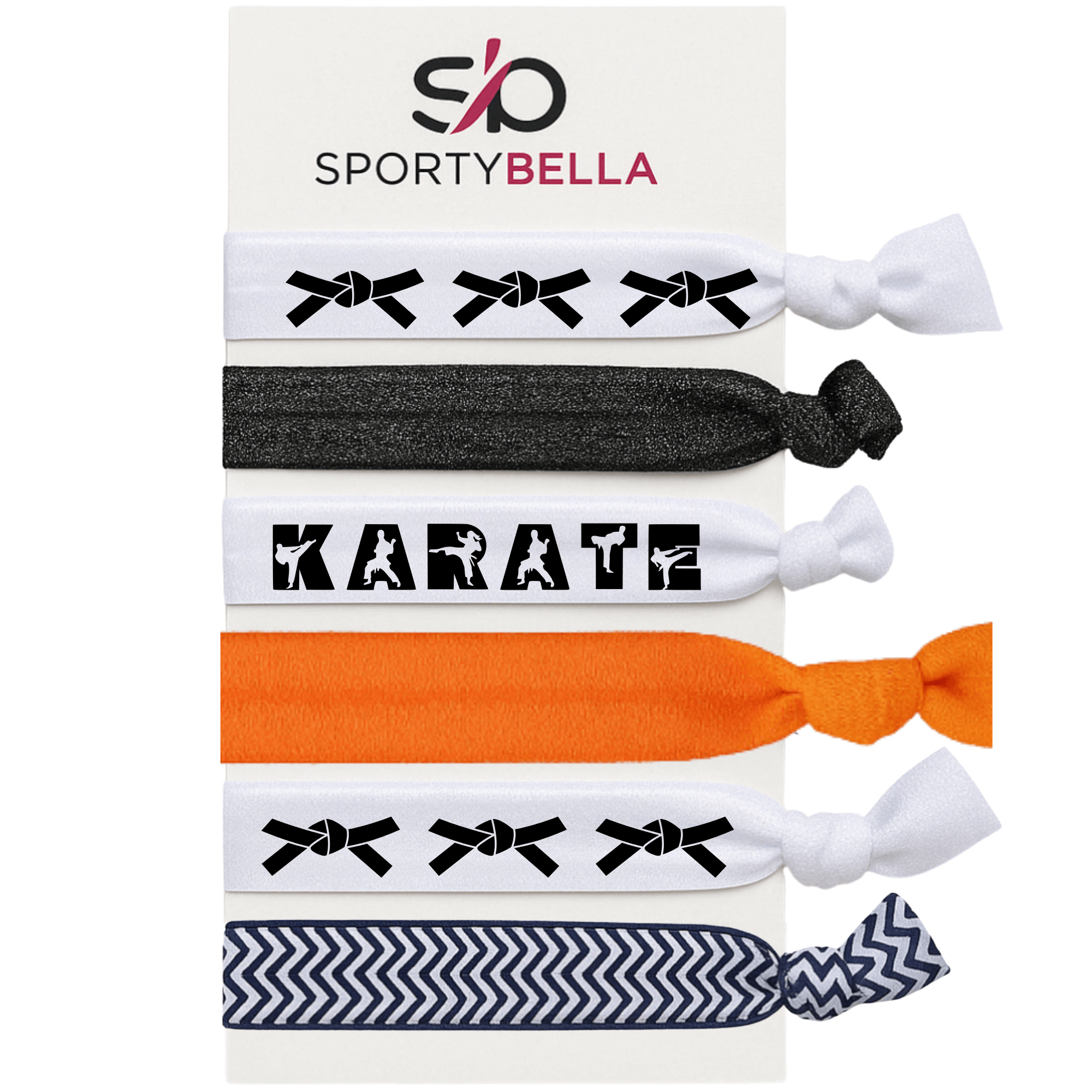 Martial Arts Belt Hair Ties