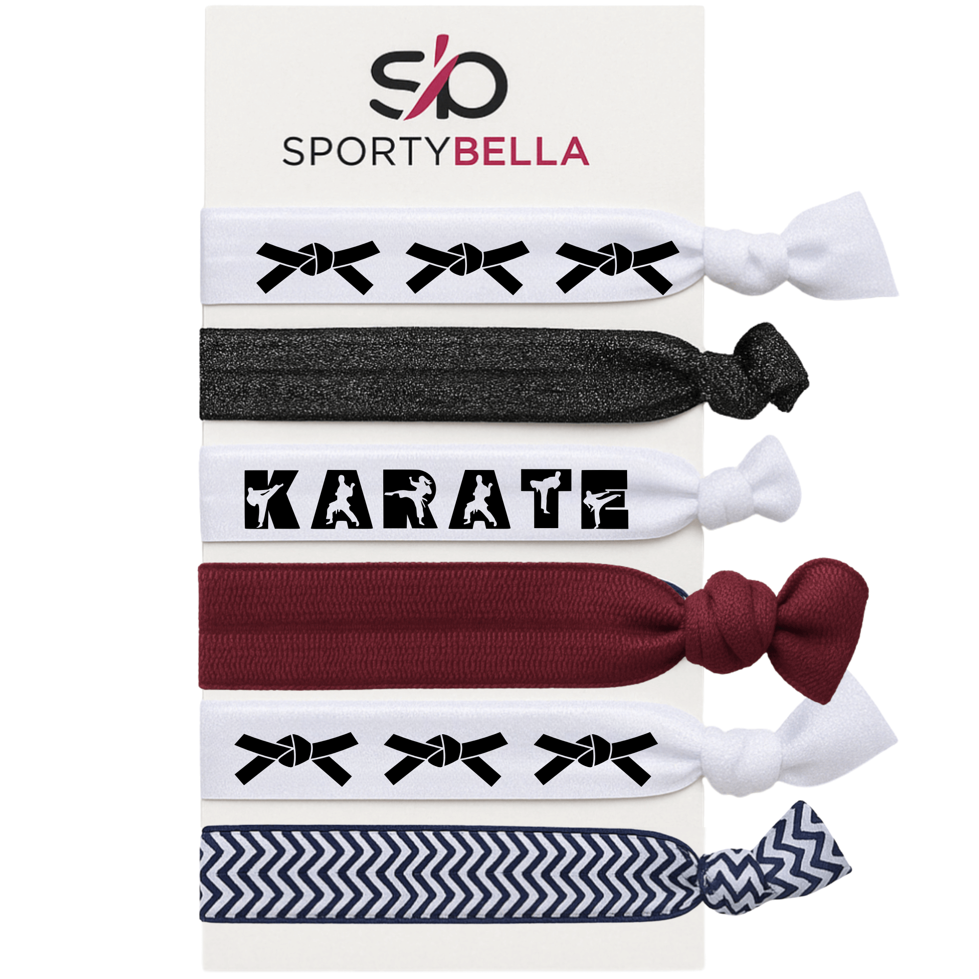 Martial Arts Belt Hair Ties