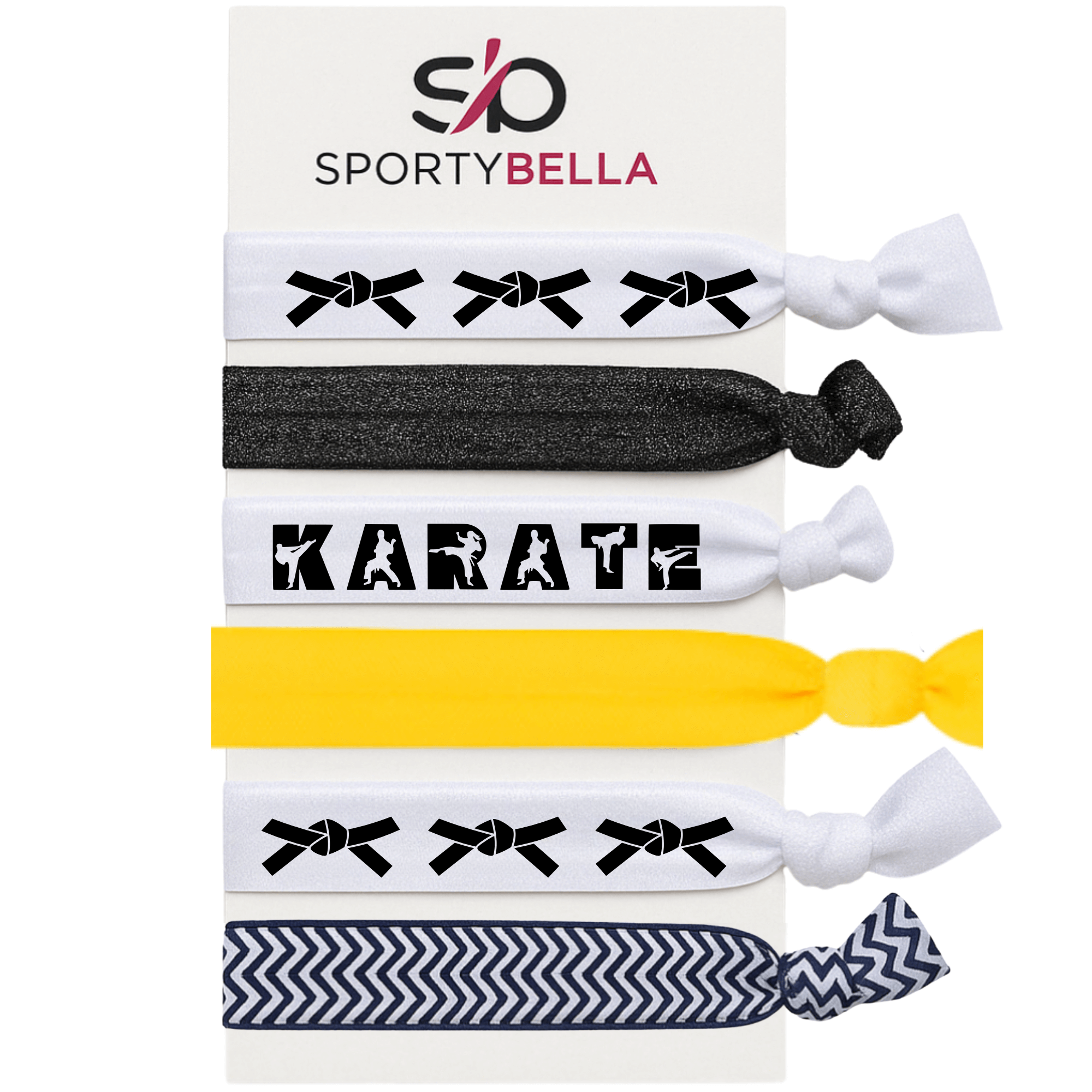 Martial Arts Belt Hair Ties