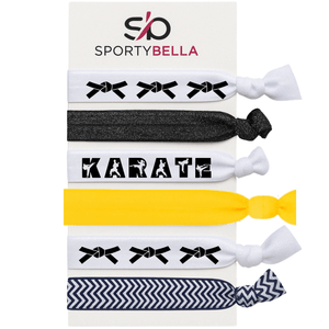 Karate Belt Hair Ties - Pick Color
