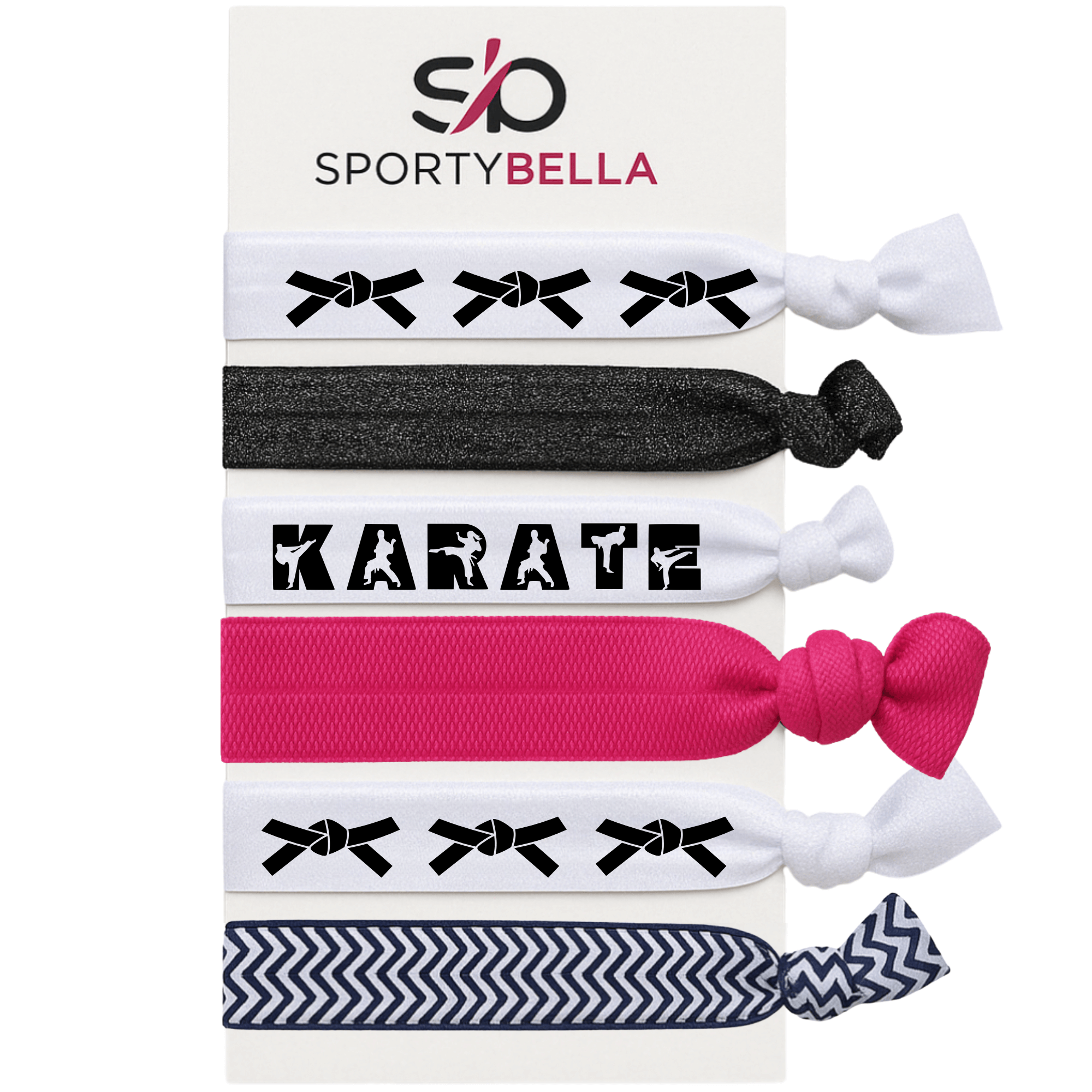 Martial Arts Belt Hair Ties