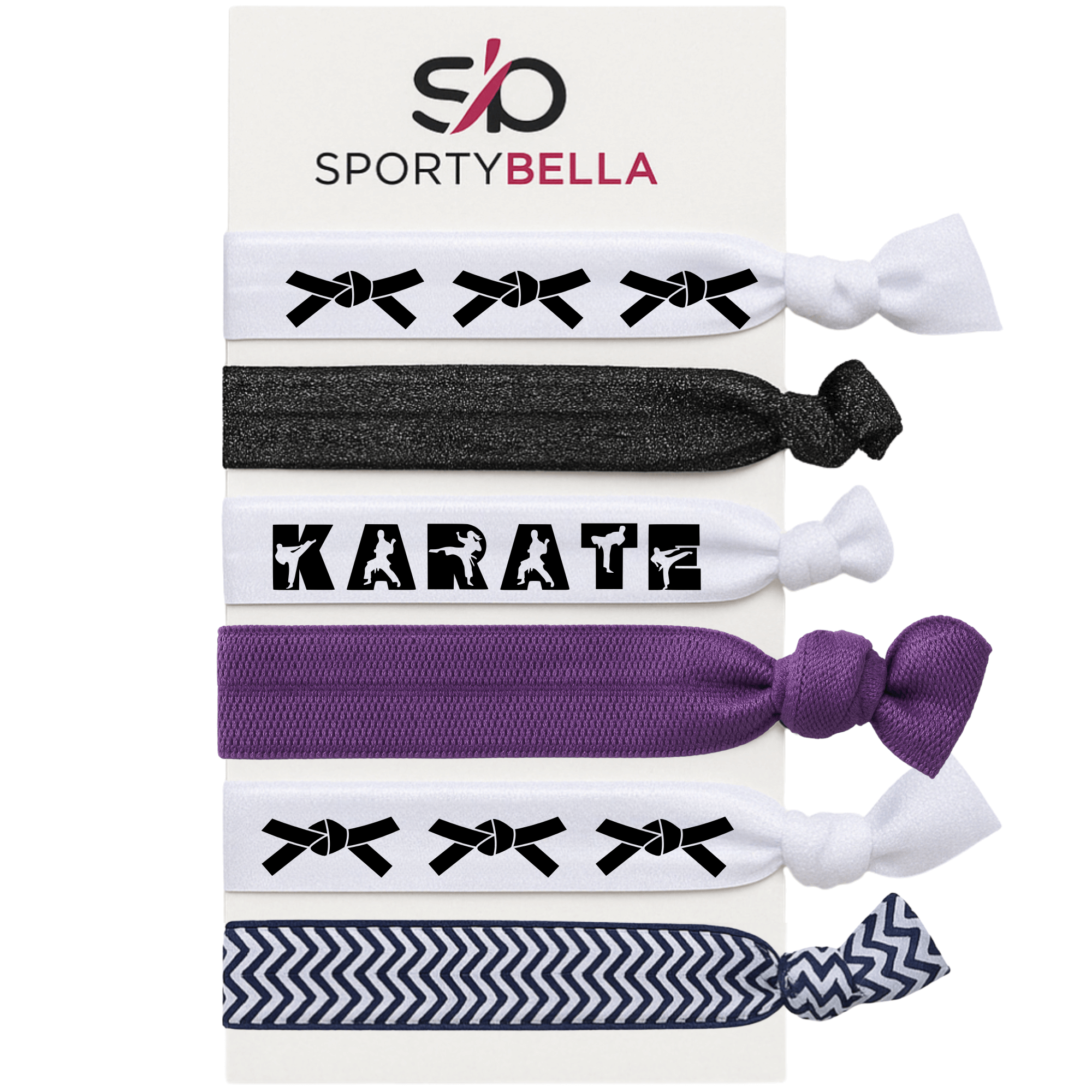Martial Arts Belt Hair Ties