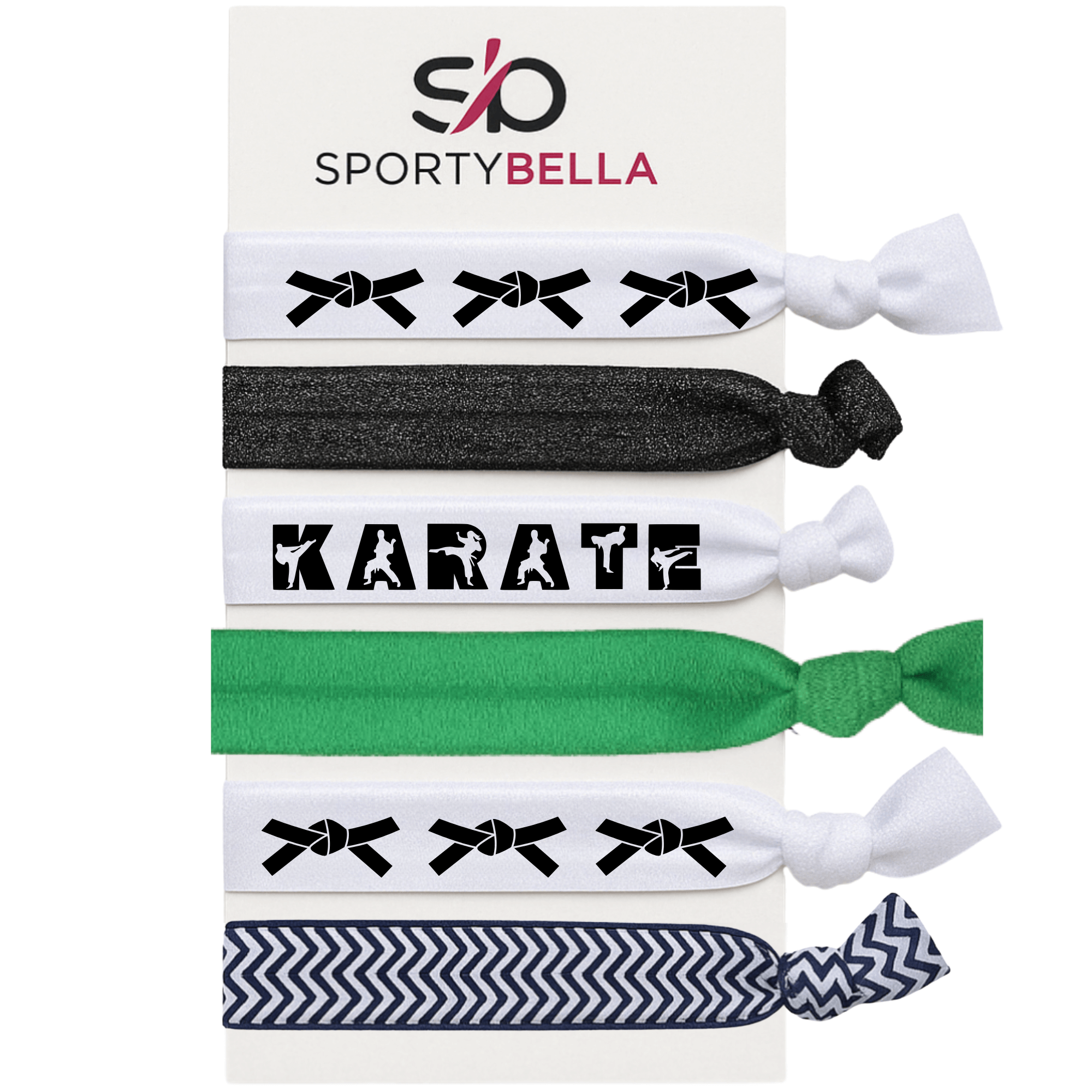 Martial Arts Belt Hair Ties