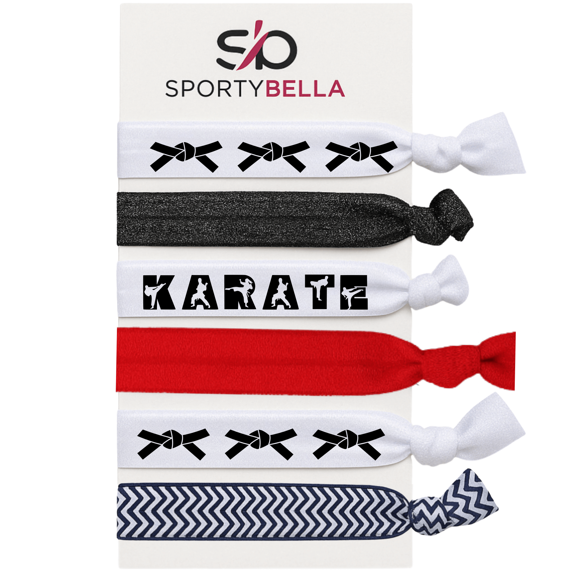 Martial Arts Belt Hair Ties
