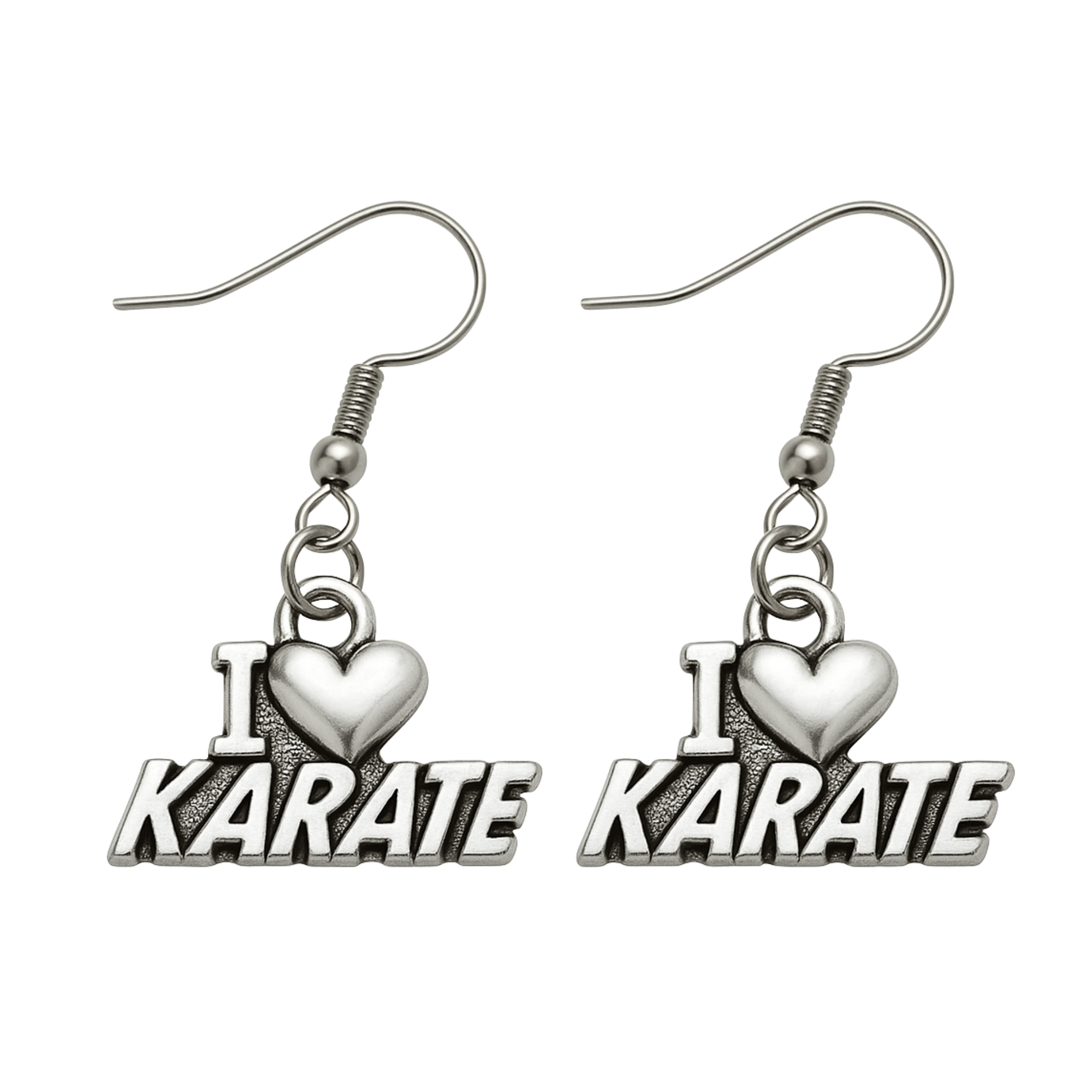 Karate Silver Earrings