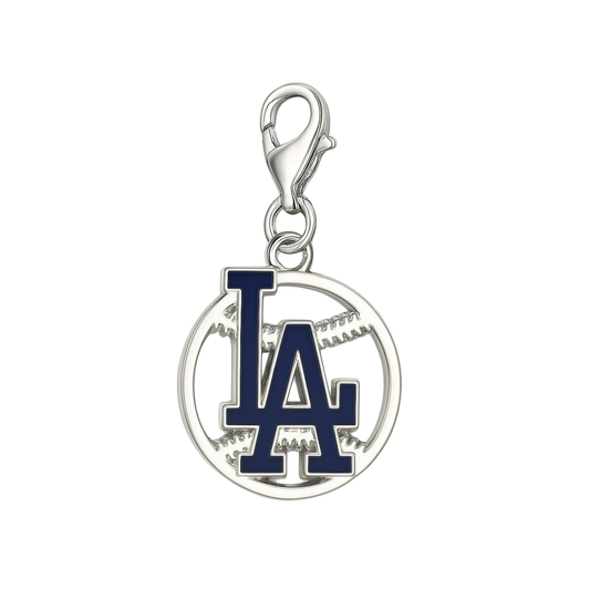 LA Dodgers Clip On Zipper Pull