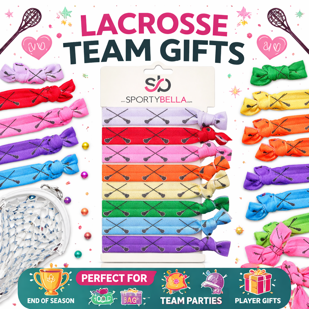 Lacrosse Hair Ties Set- Multi Colored
