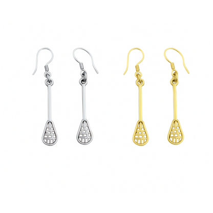 Girls Lacrosse Stick Earrings